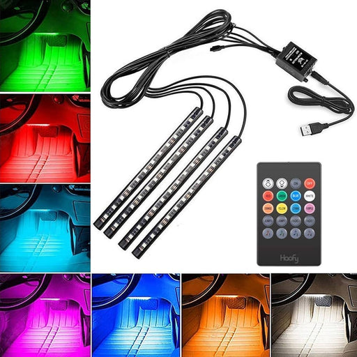 Universal Car&bike RGB Ambient Lights LED 12 colors