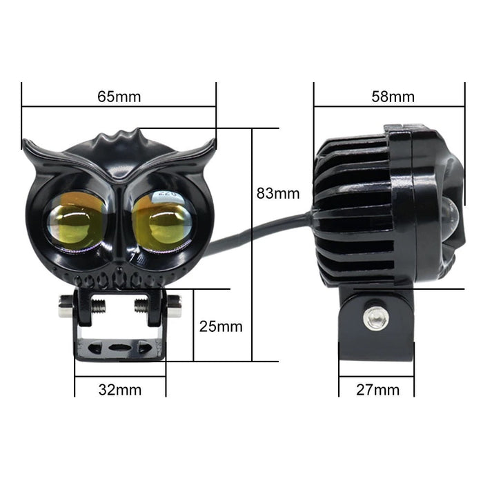 OWL Led For Motorcycles  Light Car Dual