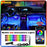 Car&Bikes RGB Atmosphere Light,  Foot Light - 4 pcs