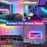 RGB LED Strip Light, Color Changing RGB LED Light Strips 12ft