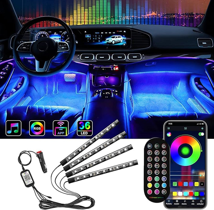 Universal Car&bike RGB Ambient Lights LED 12 colors