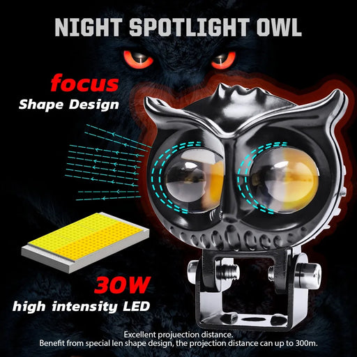 OWL Led For Motorcycles  Light Car Dual