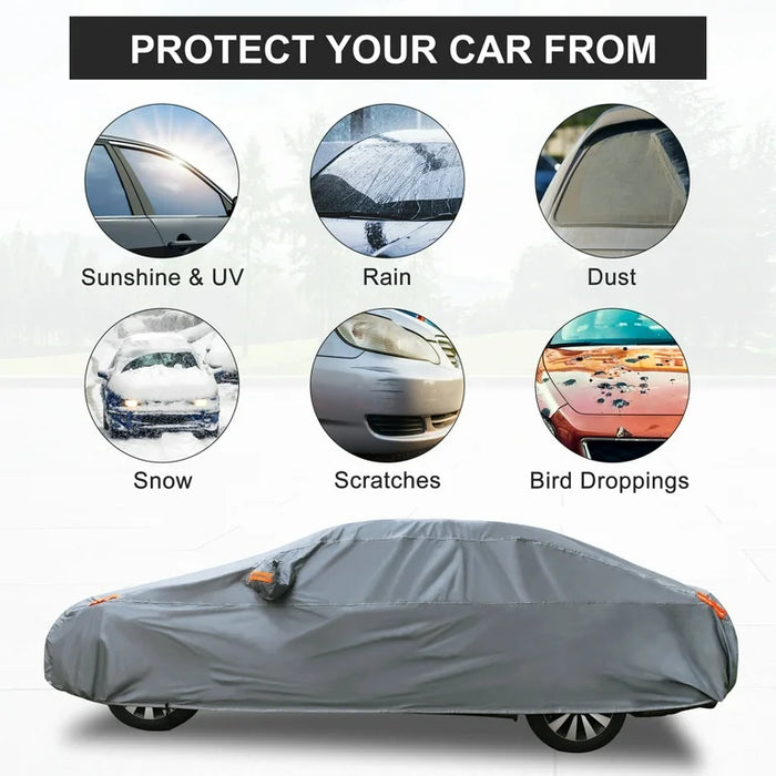 Waterproof Bike Top Cover with anti-theft Feature