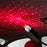 USB Star Projector Night Light Red Color