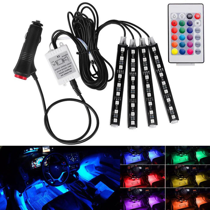 Universal Car&bike RGB Ambient Lights LED 12 colors