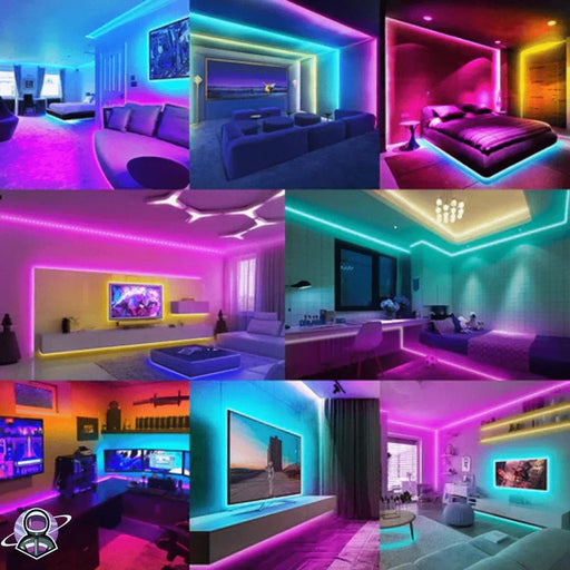 RGB LED Strip Light, Color Changing RGB LED Light Strips 12ft