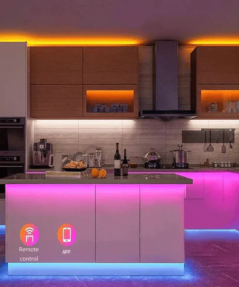 RGB LED Strip Light, Color Changing RGB LED Light Strips 12ft
